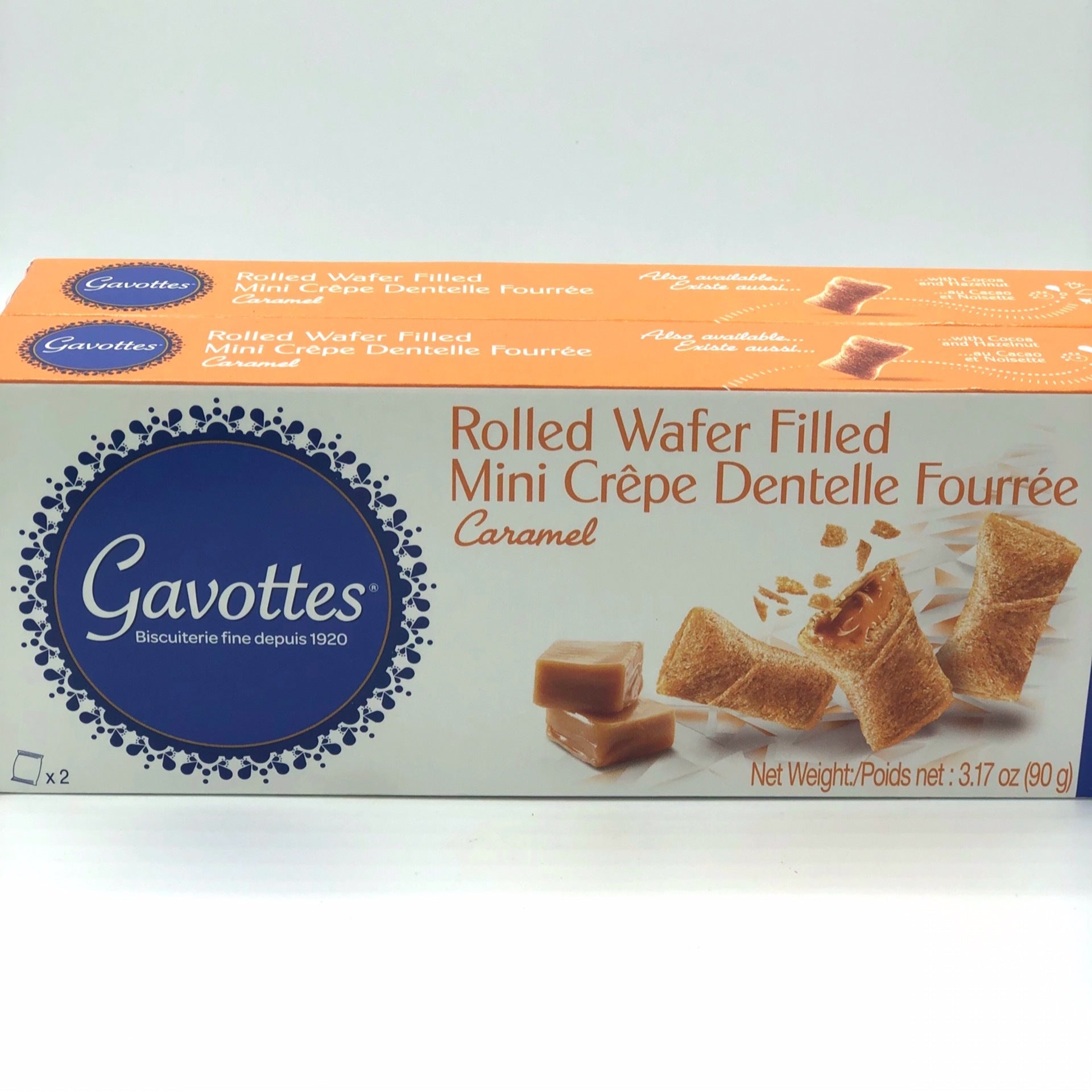 Gavottes Biscuits, Crispy Crepe, Dark Chocolate - 3.17 oz